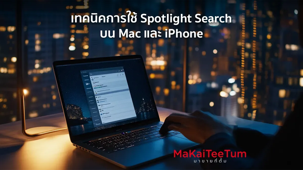เทคนิคการใช้ Spotlight Search บน Mac และ iPhone