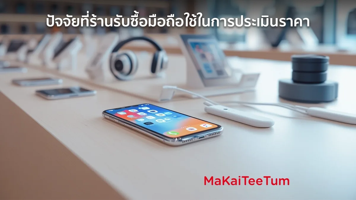 ปัจจัยที่ร้านรับซื้อมือถือใช้ในการประเมินราคา