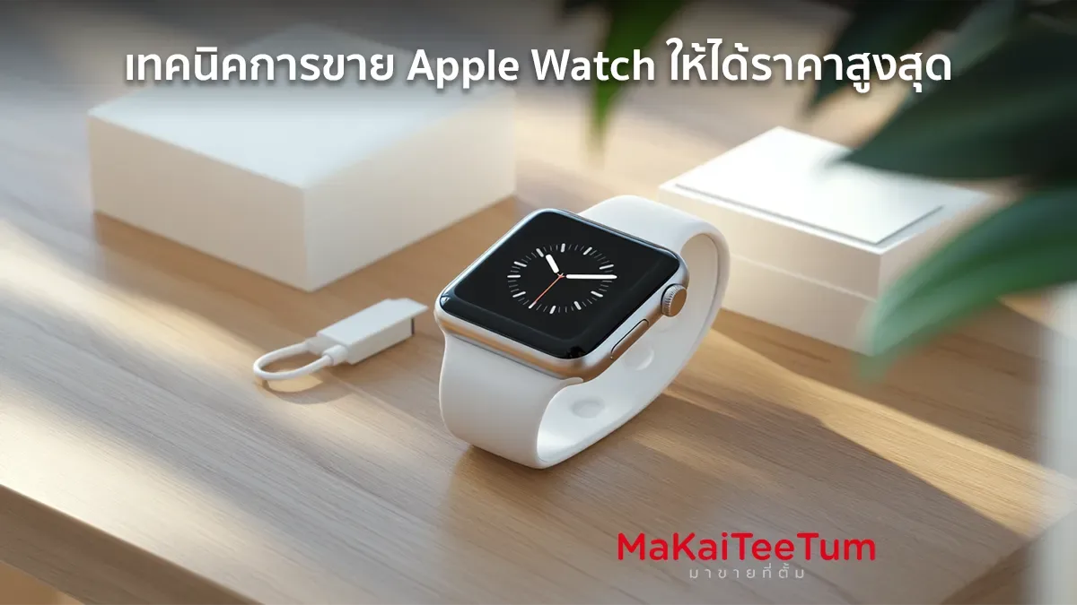 เทคนิคการขาย Apple Watch ให้ได้ราคาสูงสุด