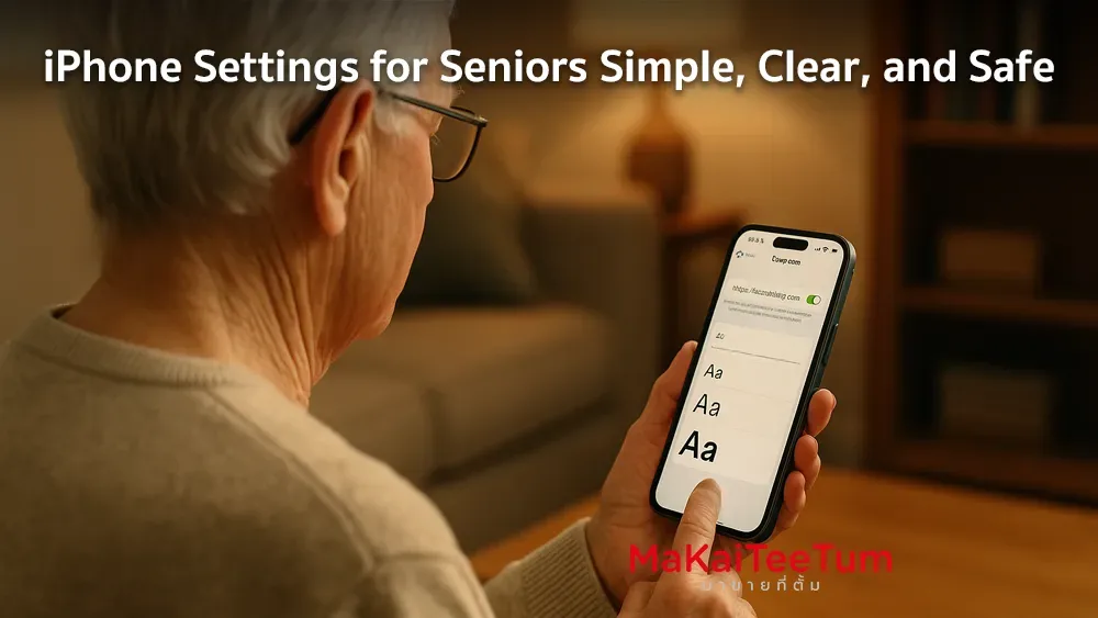 iPhone Settings for Seniors Simple, Clear, and Safe