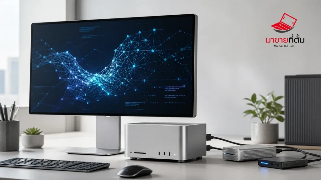 Original illustration for Mac Studio with M5 Max and M5 Ultra