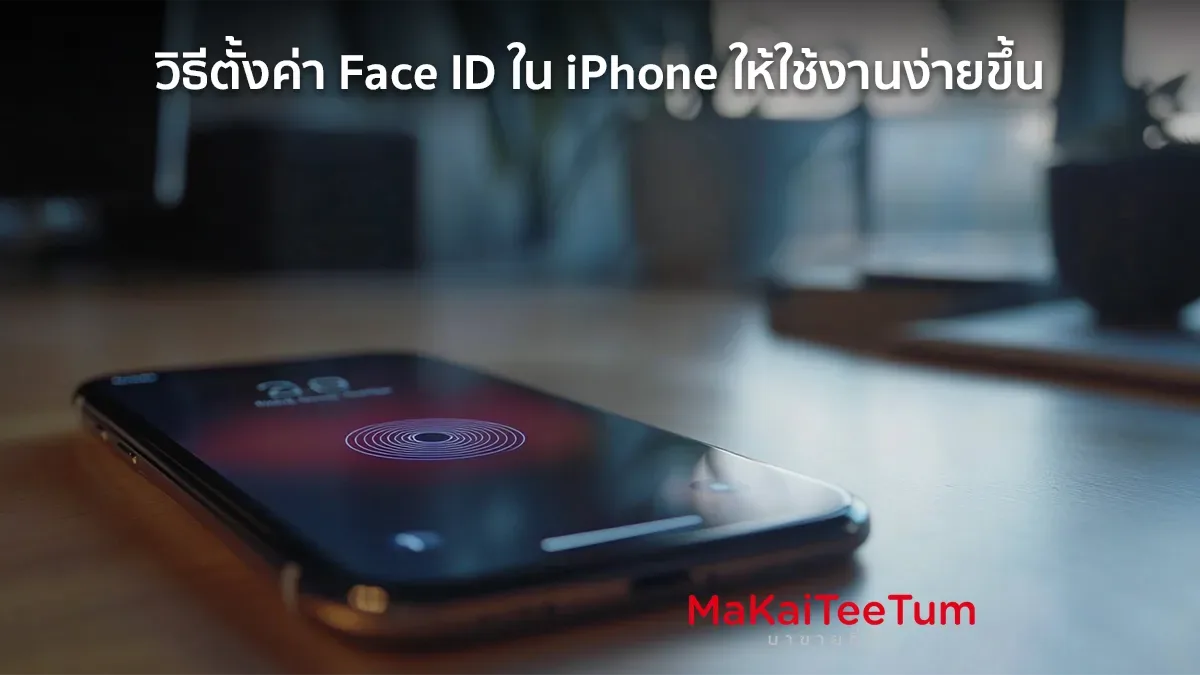 วิธีตั้งค่า Face ID ใน iPhone ให้ใช้งานง่ายขึ้น