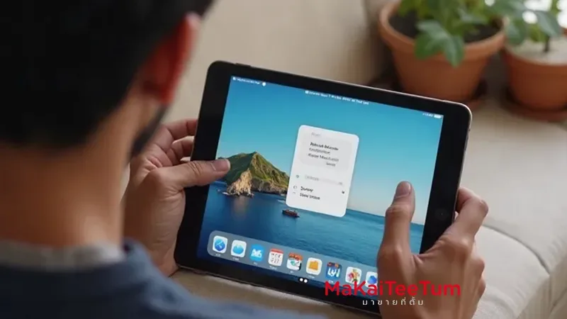 การใช้ MacBook ร่วมกับ iPad
