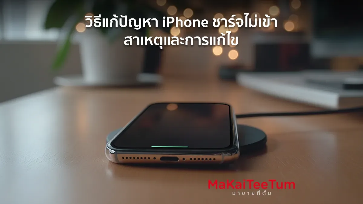 วิธีแก้ปัญหา iPhone ชาร์จไม่เข้า สาเหตุและการแก้ไข