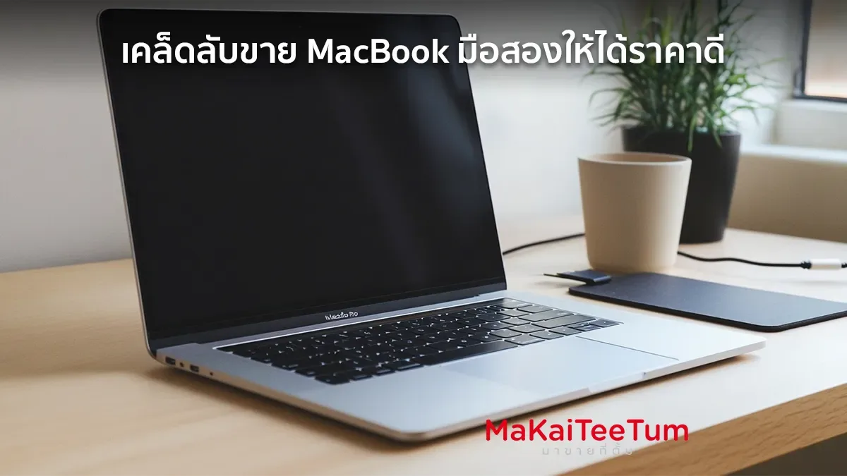 เคล็ดลับขาย MacBook มือสองให้ได้ราคาดี
