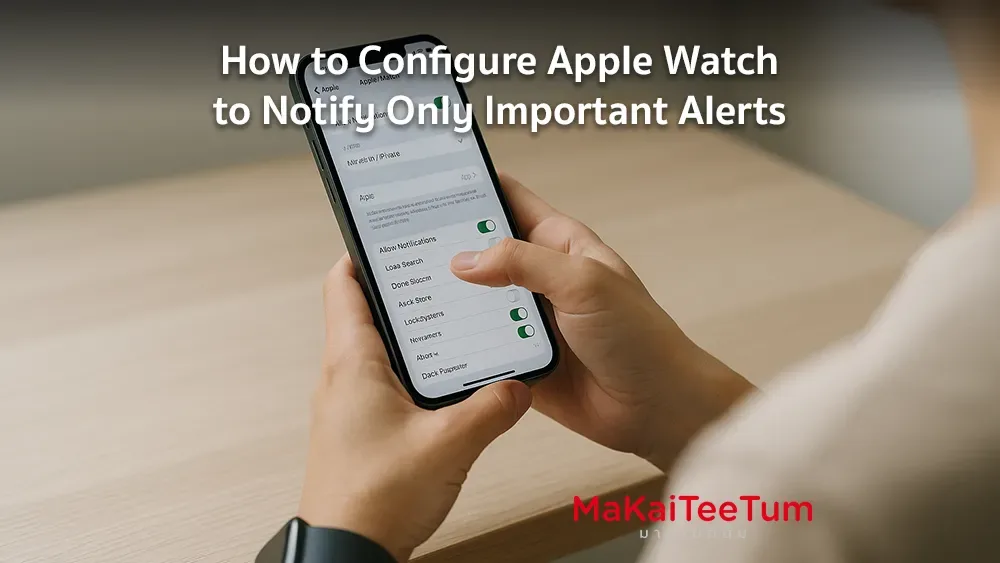 How to Configure Apple Watch to Notify Only Important Alerts
