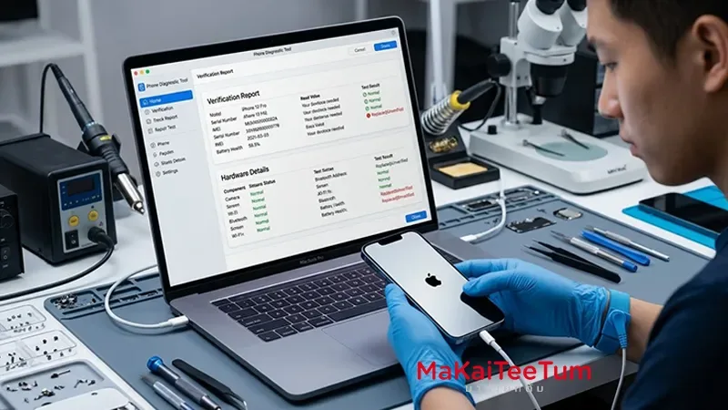 การใช้โปรแกรม 3uTools ตรวจสอบหน้าจอ