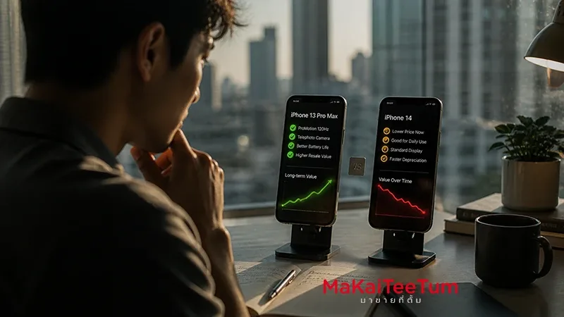 iPhone 13 Pro Max vs 14 รุ่นไหนคุ้มกว่าในปี 2026?
