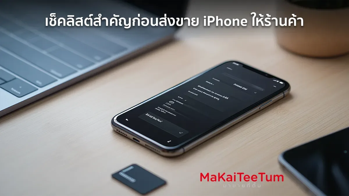 เช็คลิสต์สำคัญก่อนส่งขาย iPhone ให้ร้านค้า
