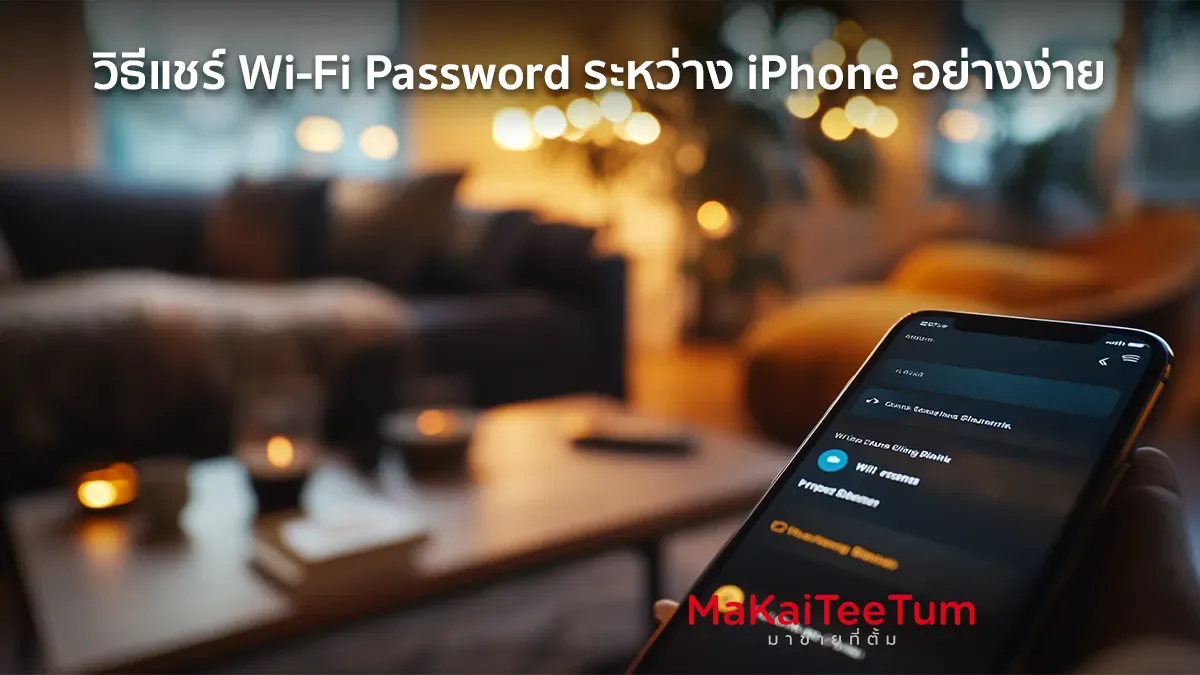 วิธีแชร์ Wi-Fi Password ระหว่าง iPhone อย่างง่าย