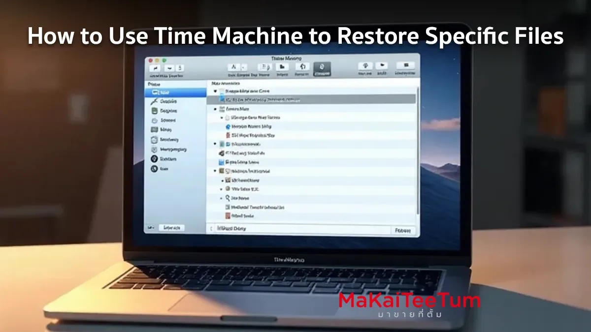 How to Use Time Machine to Restore Specific Files