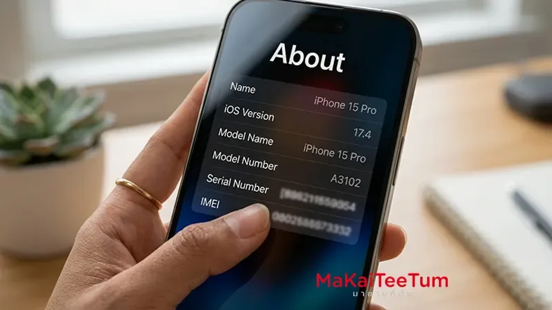 วิธีเช็ค iPhone เครื่อง Demo (Model Number)