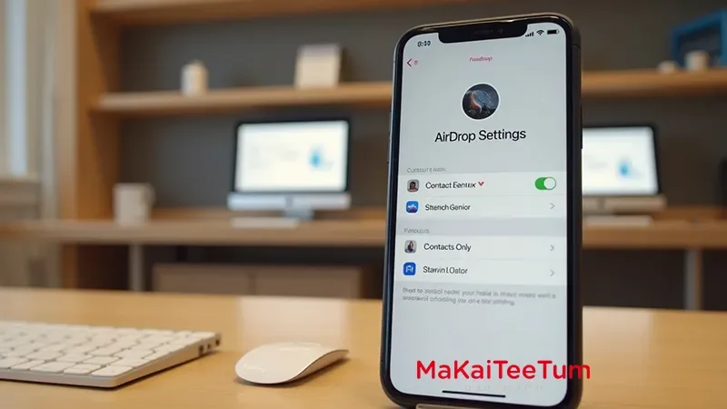 ใช้ AirDrop อย่างปลอดภัย ไม่ให้คนแปลกหน้าส่งไฟล์