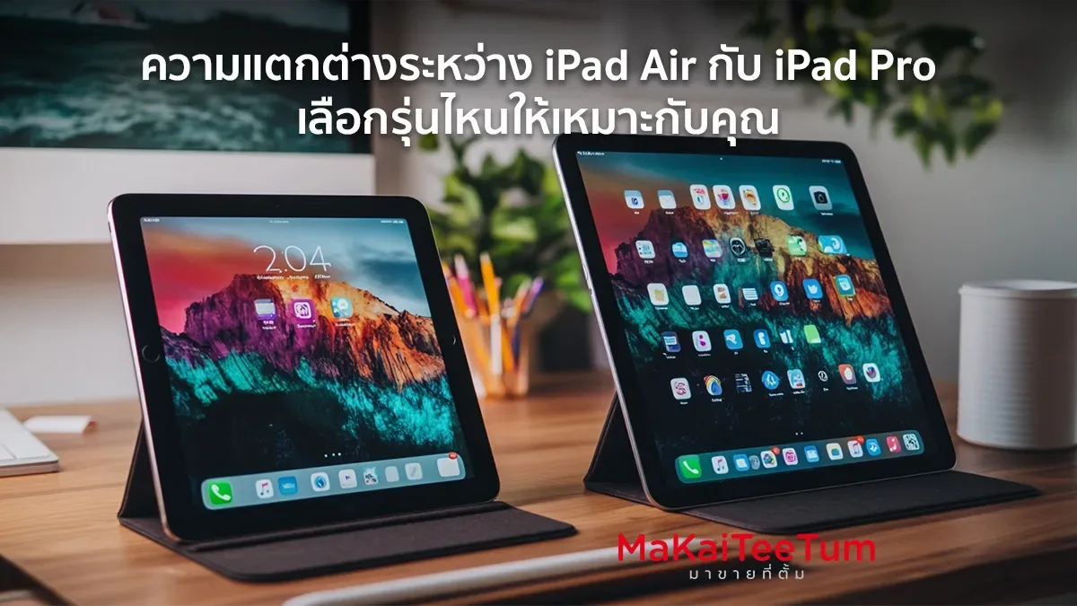 ความแตกต่างระหว่าง iPad Air กับ iPad Pro เลือกรุ่นไหนให้เหมาะกับคุณ