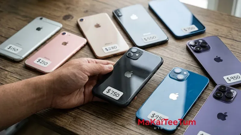 iPhone รุ่นที่คนขายเยอะที่สุด / ตลาดมือสอง