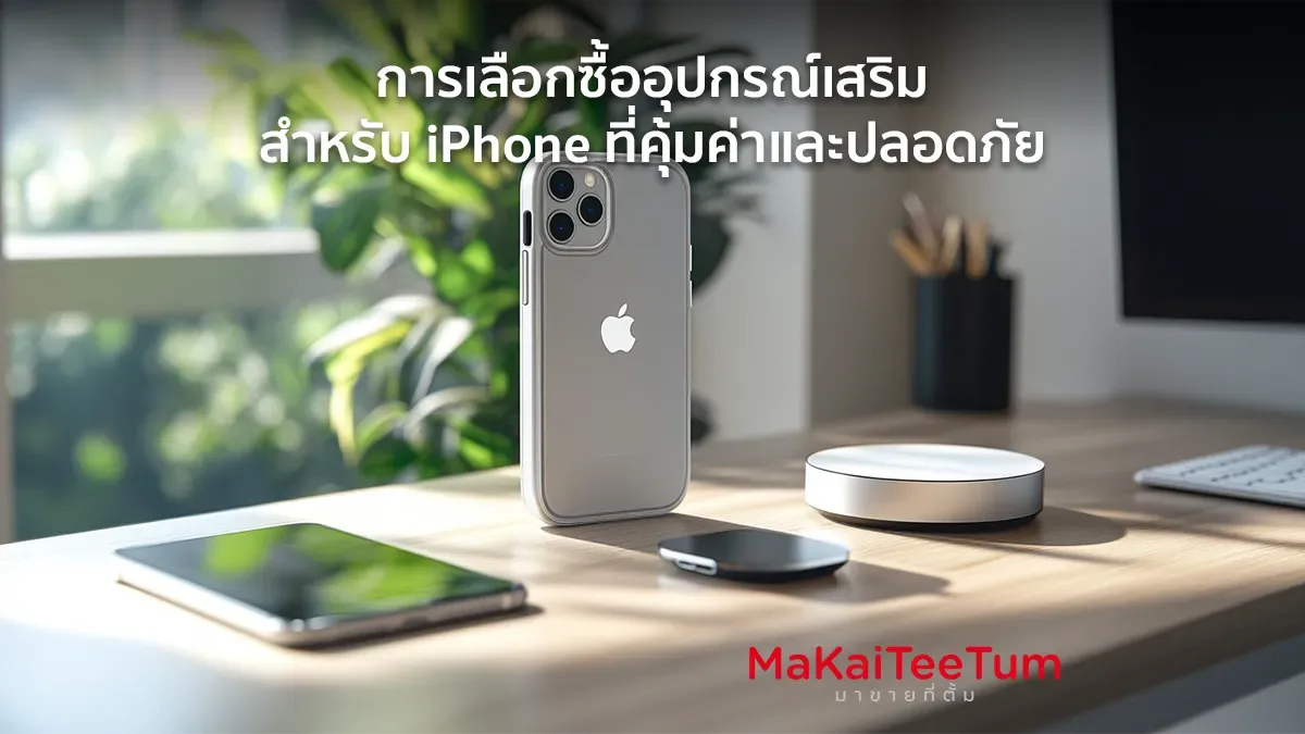 การเลือกซื้ออุปกรณ์เสริมสำหรับ iPhone ที่คุ้มค่าและปลอดภัย