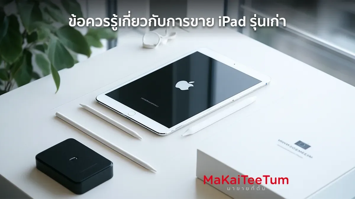 ข้อควรรู้เกี่ยวกับการขาย iPad รุ่นเก่า