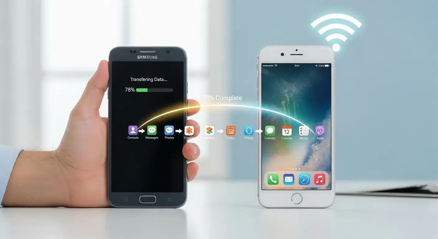 วิธีการย้ายข้อมูลจาก Android มา iPhone แบบง่ายๆ