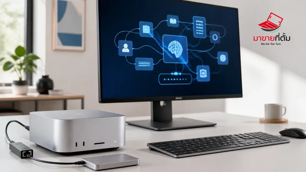 Original illustration for Mac mini with M6 and M5 Pro