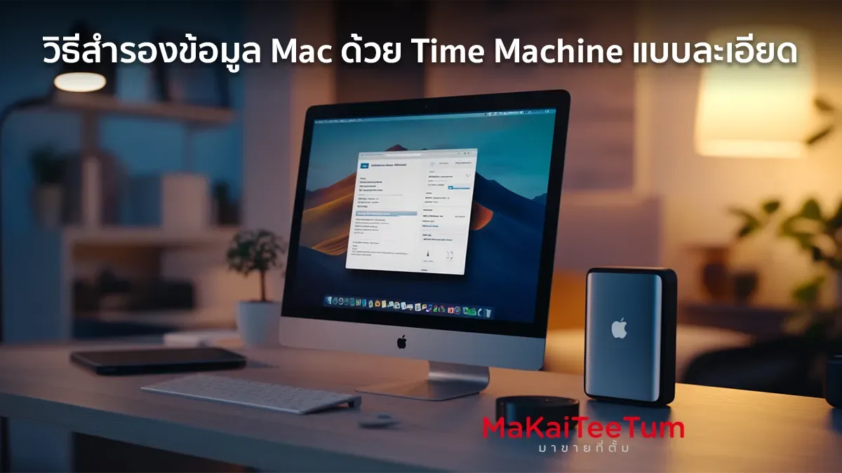 วิธีสำรองข้อมูล Mac ด้วย Time Machine